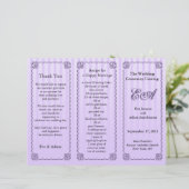 De omslag van het Programma van het huwelijk Klass (Staand voorkant)