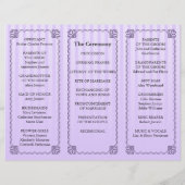 De omslag van het Programma van het huwelijk Klass (Achterkant)