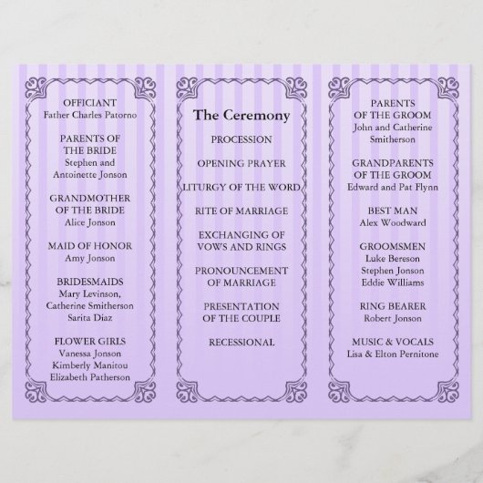 De omslag van het Programma van het huwelijk Klass (Achterkant)