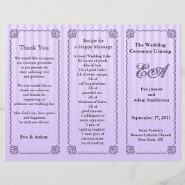 De omslag van het Programma van het huwelijk Klass