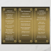 De omslag van het Programma van het huwelijk Klass (Achterkant)