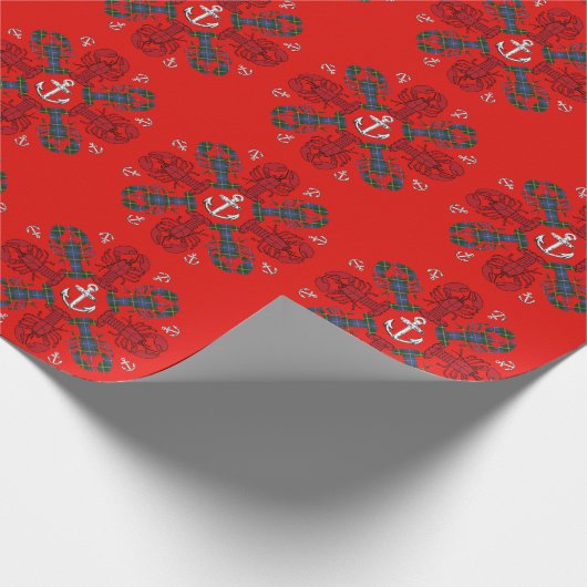 De omslag van Kerstmis van het Anker van de Cadeaupapier (Hoek)