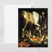 De Omzetting van Caravaggio van St. Paul Briefkaart (Voorkant / Achterkant)