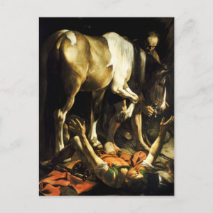 De Omzetting van Caravaggio van St. Paul Briefkaart