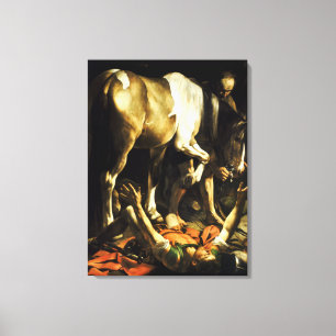 De Omzetting van Caravaggio van St. Paul Canvas Afdruk