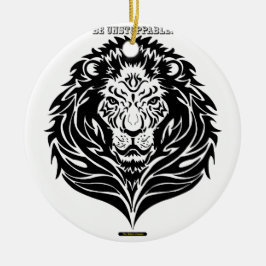 De onaanpasbare koning keramisch ornament