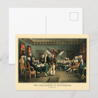 De onafhankelijkheidsverklaring van 1850, opnieuw briefkaart