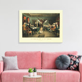 De onafhankelijkheidsverklaring van 1850, opnieuw  canvas afdruk (Insitu (Woonkamer))