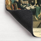 De onafhankelijkheidsverklaring van 1850, opnieuw  muismat (Hoek)