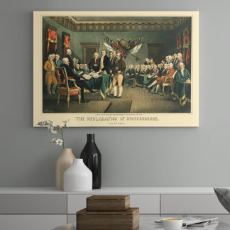 De onafhankelijkheidsverklaring van 1850, opnieuw  poster