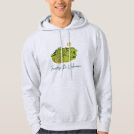 De onbekende Mannen-hoodie doorkruisen Hoodie