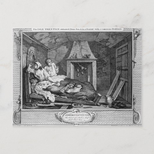 De onbelaste 'Prentice' die uit Zee is geretournee Briefkaart (Voorkant)