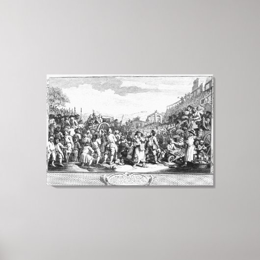 De onbelaste 'Prentice' uitgevoerd in Tyburn Canvas Afdruk (Voorkant)