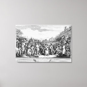 De onbelaste 'Prentice' uitgevoerd in Tyburn Canvas Afdruk