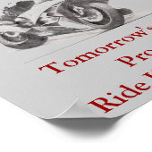 De onbeloofde harde schijf van morgen is nooit vei poster (Hoek)