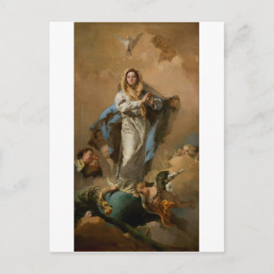 De Onbevlekte Ontvangenis door Giovanni Tiepolo Briefkaart