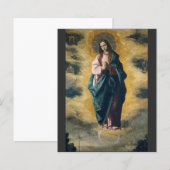 De Onbevlekte Ontvangenis Hemelse Straling Kunst (Voorkant / Achterkant)