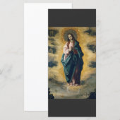 De Onbevlekte Ontvangenis Hemelse Straling Kunst (Voorkant / Achterkant)