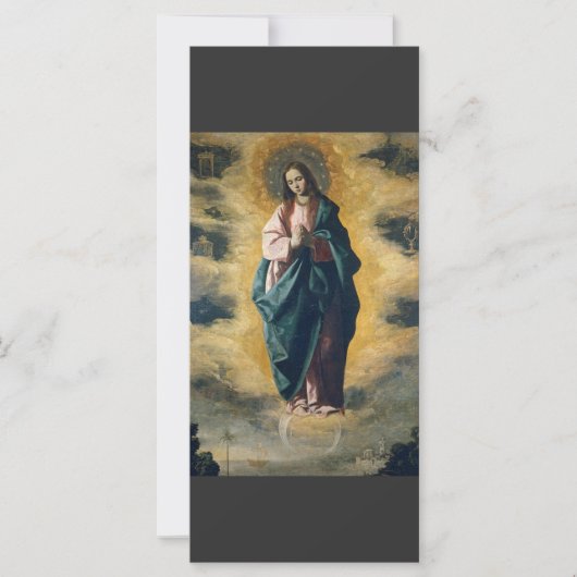 De Onbevlekte Ontvangenis Hemelse Straling Kunst (Voorkant)