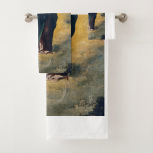 De Onbevlekte Ontvangenis Hemelse Straling Kunst Bad Handdoek