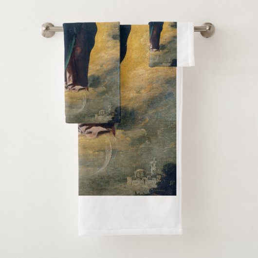 De Onbevlekte Ontvangenis Hemelse Straling Kunst Bad Handdoek (Insitu)