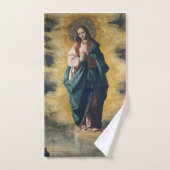 De Onbevlekte Ontvangenis Hemelse Straling Kunst Bad Handdoek (Handdoek)
