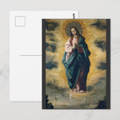 De Onbevlekte Ontvangenis Hemelse Straling Kunst Briefkaart (Voorkant / Achterkant)