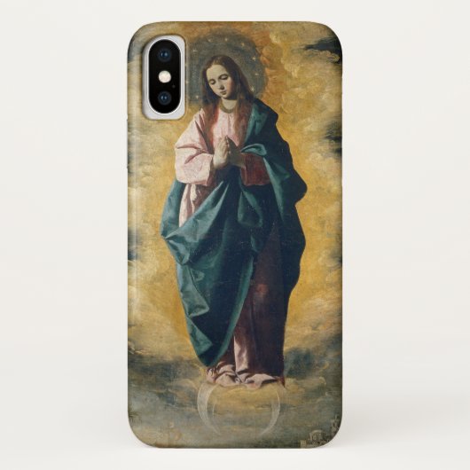 De Onbevlekte Ontvangenis Hemelse Straling Kunst Case-Mate iPhone Case (Achterkant)
