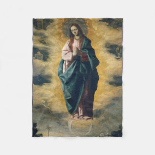 De Onbevlekte Ontvangenis Hemelse Straling Kunst Fleece Deken