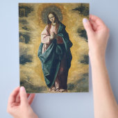 De Onbevlekte Ontvangenis Hemelse Straling Kunst Flyer (Hand)
