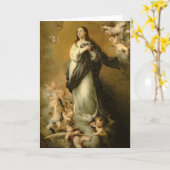 De Onbevlekte Ontvangenis Kaart (Gele Bloem)