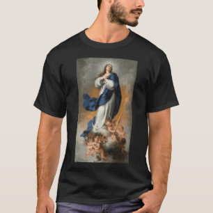 De Onbevlekte Ontvangenis Murillo katholieke gesch T-shirt