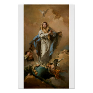 De Onbevlekte Ontvangenis van Giovanni Tiepolo Perfect Poster