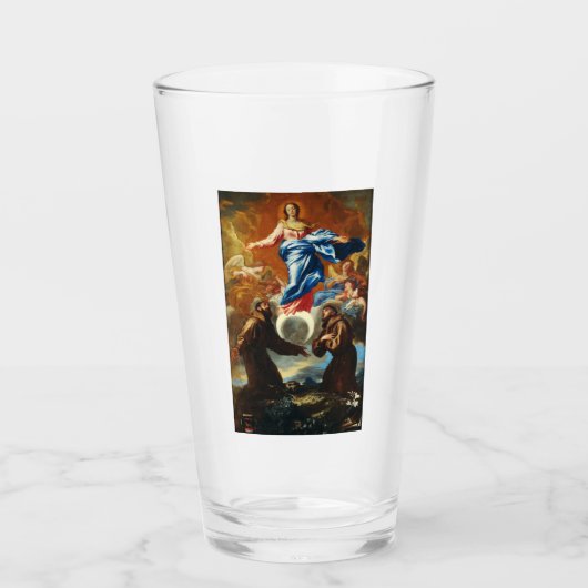 De Onbevlekte Ontvangenis van Maagd Maria Glas (Voorkant)
