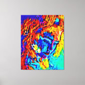 De onbevreesde Moeder Natuur Canvas Afdruk (Voorkant)