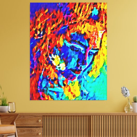 De onbevreesde Moeder Natuur Canvas Afdruk (Insitu (Woonkamer))