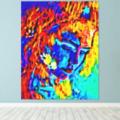 De onbevreesde Moeder Natuur Canvas Afdruk (Insitu (Houten vloer))