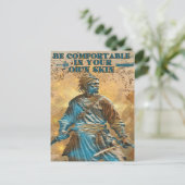 De onbreekbare geest van een krijger briefkaart (Staand voorkant)