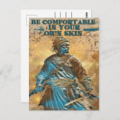 De onbreekbare geest van een krijger briefkaart (Voorkant / Achterkant)