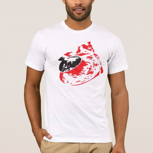 De onconventionele draaikolk t-shirt (Voorkant)
