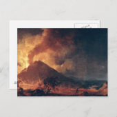 De onderbreking van de berg Vesuvius in 1771 Briefkaart (Voorkant / Achterkant)