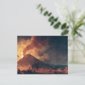 De onderbreking van de berg Vesuvius in 1771 Briefkaart (Staand voorkant)