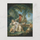 De onderbroken slaap - François Boucher Briefkaart (Voorkant)