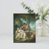 De onderbroken slaap van François Boucher Feestdagenkaart (Staand voorkant)