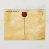 De onderbroken slaap van François Boucher Feestdagenkaart (Achterkant)