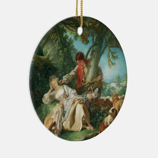 De onderbroken slaap van François Boucher Keramisch Ornament (Rechts)