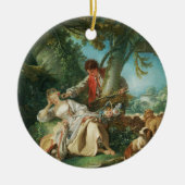 De onderbroken slaap van François Boucher Keramisch Ornament (Voorkant)