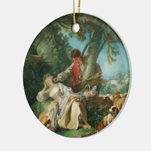 De onderbroken slaap van François Boucher Keramisch Ornament (Links)