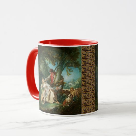 De onderbroken slaap van François Boucher Mok (Voorkant links)