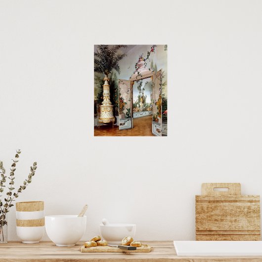 De onderdelen van de Bergl Poster (Keuken)